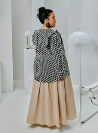 Tun Natasha Eyelet Top Only - Black