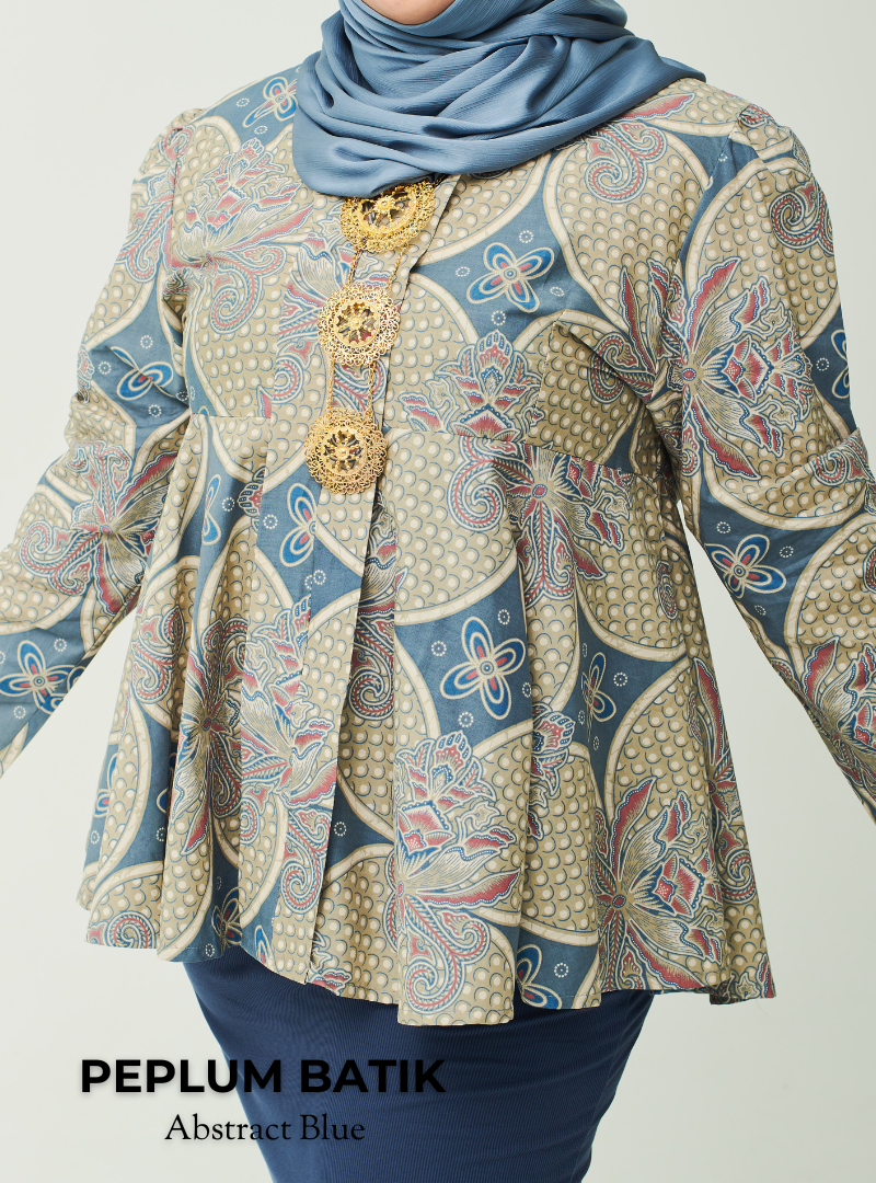 Mardhiah Batik Kebaya Peplum Top Only