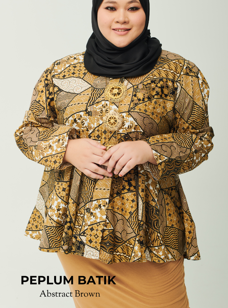 Mardhiah Batik Kebaya Peplum Top Only