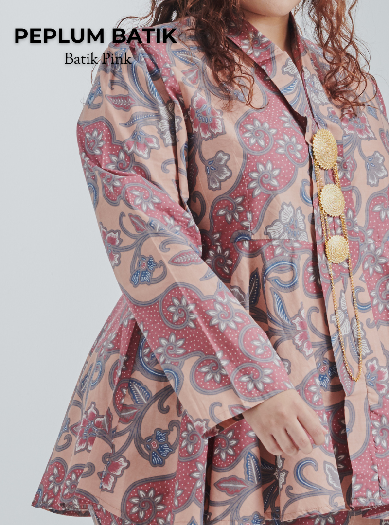 Mardhiah Batik Kebaya Peplum Top Only