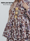 Mardhiah Batik Kebaya Peplum Top Only