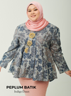 Mardhiah Batik Kebaya Peplum Top Only