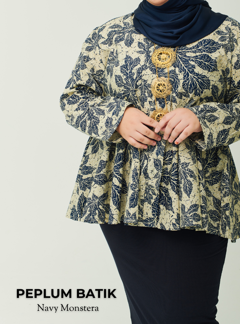 Mardhiah Batik Kebaya Peplum Top Only