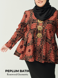 Mardhiah Batik Kebaya Peplum Top Only