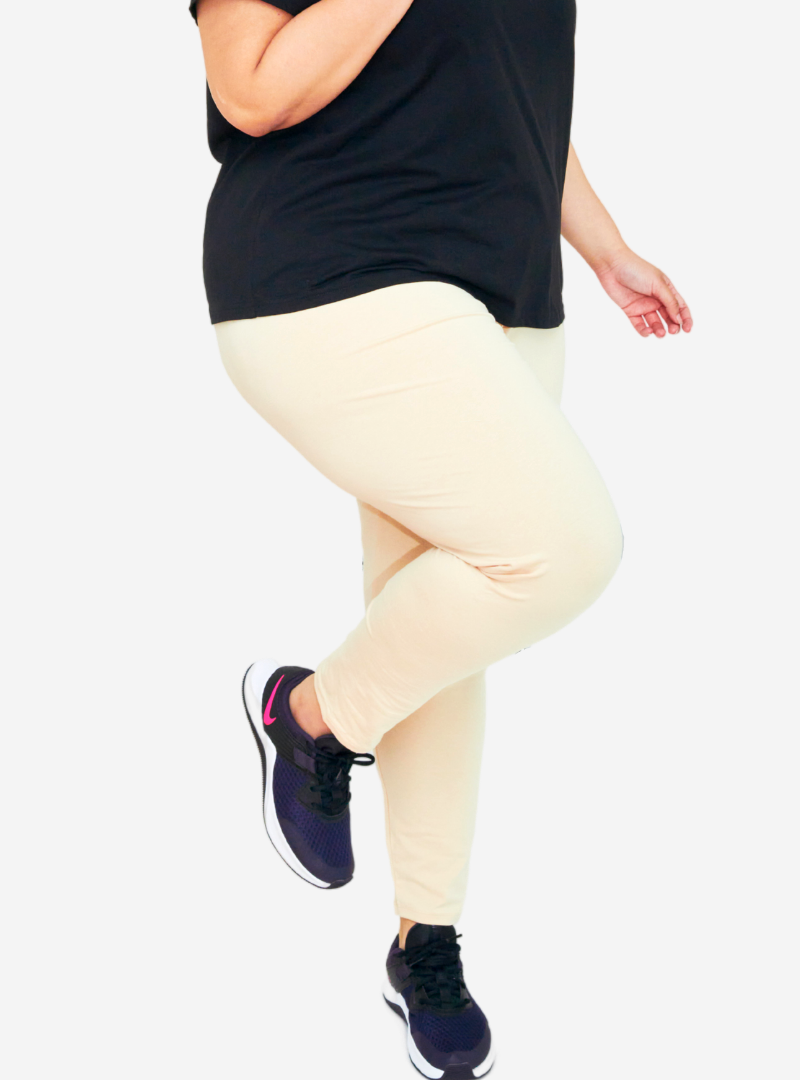 A woman wearing Rice Basic Cotton Legging