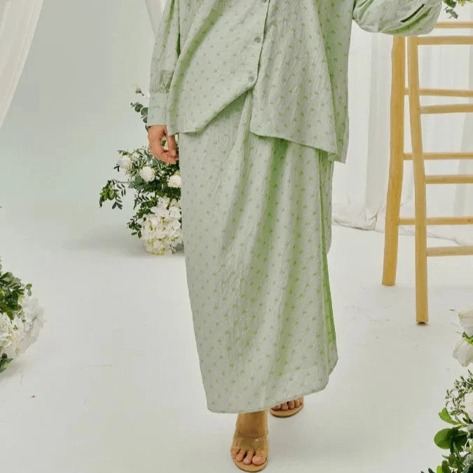 Tun Zamira Love Shaped Polka Dotted Skirt Only
