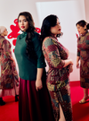 Zong Tai Geometric Midi Cheongsam Dress