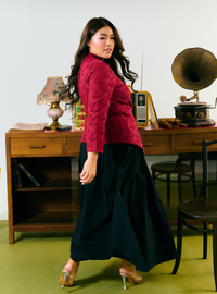 Song Tai Eyelet Cheongsam Top