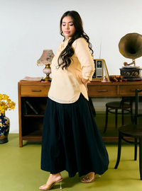 Tao Jie Cheongsam Top - Butter Milk