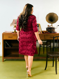 Wu Tai Midi Cheongsam Dress
