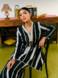Tun Basmah Doll Kurung - Black