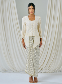Tun Hilda Eyelet Kebaya Top Only