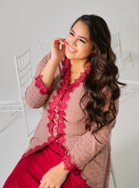 Tun Rohana Kebaya Kurung - Maroon