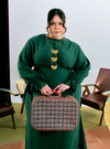 Tun Kamila Wrap Kurung - Emerald Green