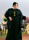 Tun Kamila Wrap Kurung - Black