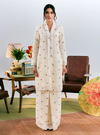 Tun Raisa Roses Embroidered Kebarung