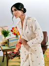 Tun Raisa Roses Embroidered Kebarung