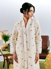 Tun Raisa Roses Embroidered Kebarung