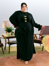Tun Kamila Wrap Kurung - Black