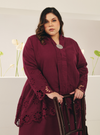 Tun Eliana Doll Kurung - Burgundy