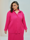 A Women Wearing Izzah Pleated SET 