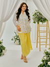 Yellow Daisy Tun Jaeda 3D Embroidered Kebaya Nyonya Kurung