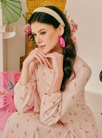 Kara Embroidered Linen Top