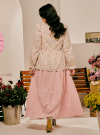 Iris Cottage Garden Blouse - Sand Flower