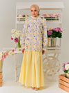 Celia Floral Ruffled Button Up-Blouse