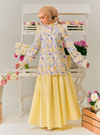 Celia Floral Ruffled Button Up-Blouse