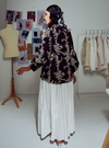 Mira Embroidered Tie-Front Top