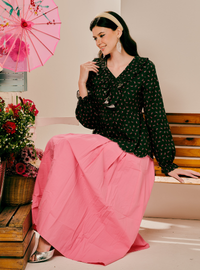 Clover Vintage Flower Top