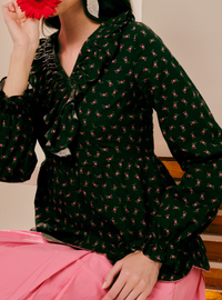 Clover Vintage Flower Top