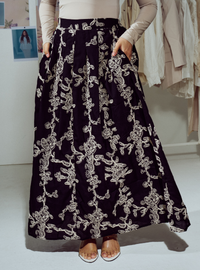 Margo Statement Embroidered Skirt
