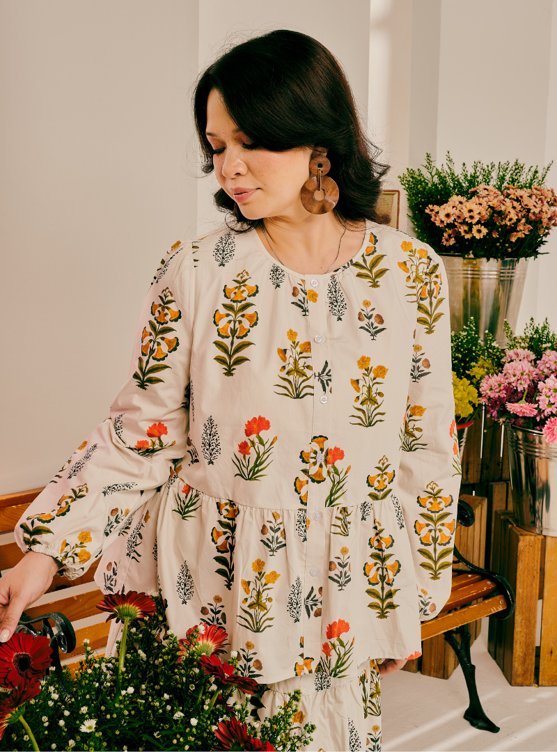Bambi Button-Front Top - Lily