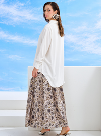 Pana Relaxed V-Neck Blouse