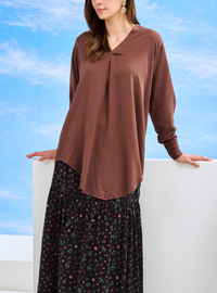 Pana Relaxed V-Neck Blouse