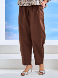 Lyra Linen Barrel Pants