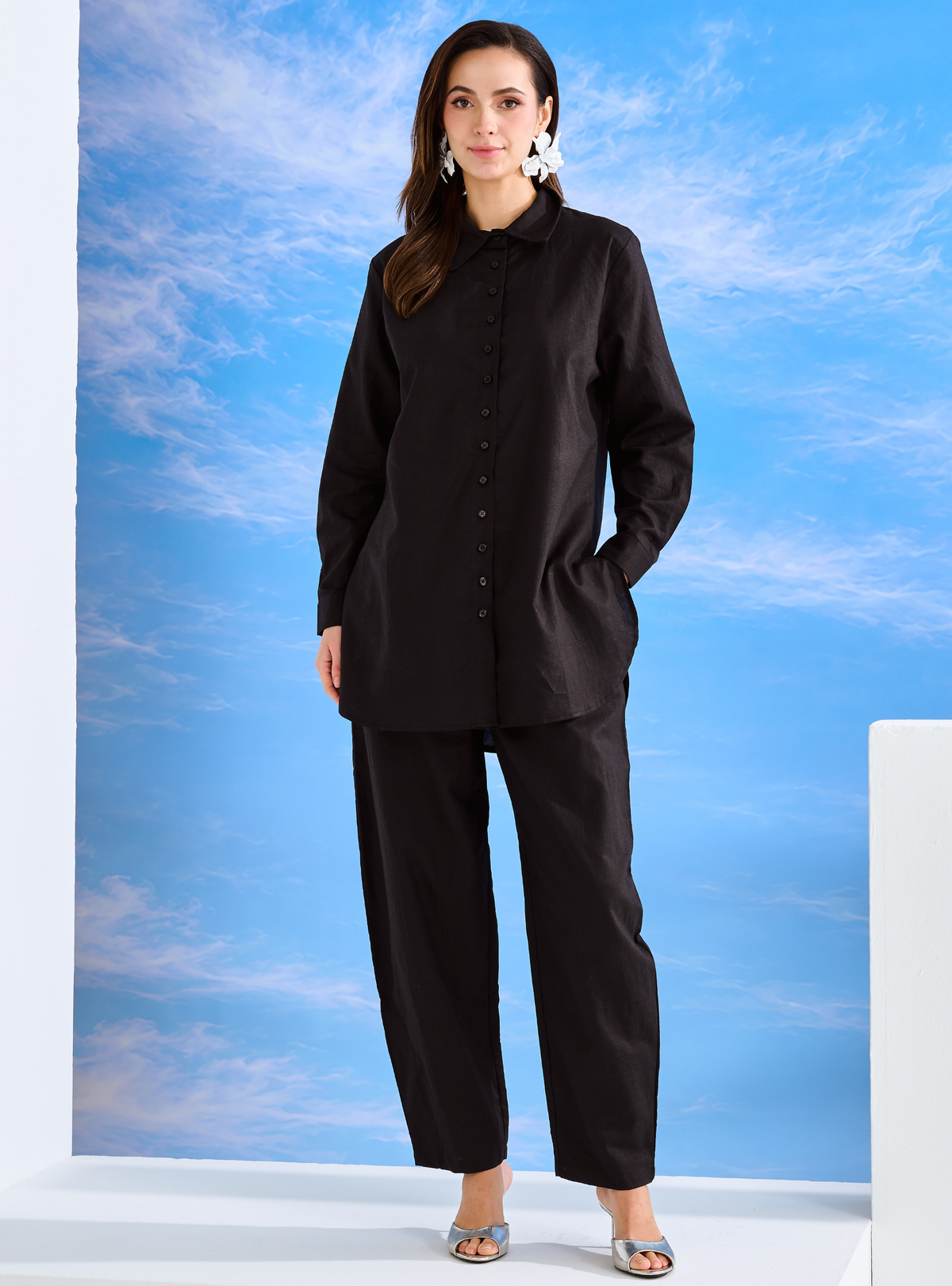 Luma Linen Shirt - Black