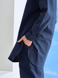 Luma Linen Shirt - Navy