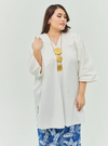 Tun Faridah Kaftan X Front Fold Songket Skirt