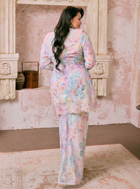 Sulam Yuri Mandarin Oriental Kurung - Lilac Pink