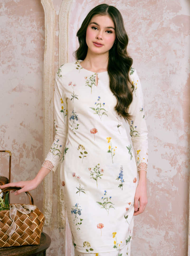 Santun Mia Kurung Pahang - Sand