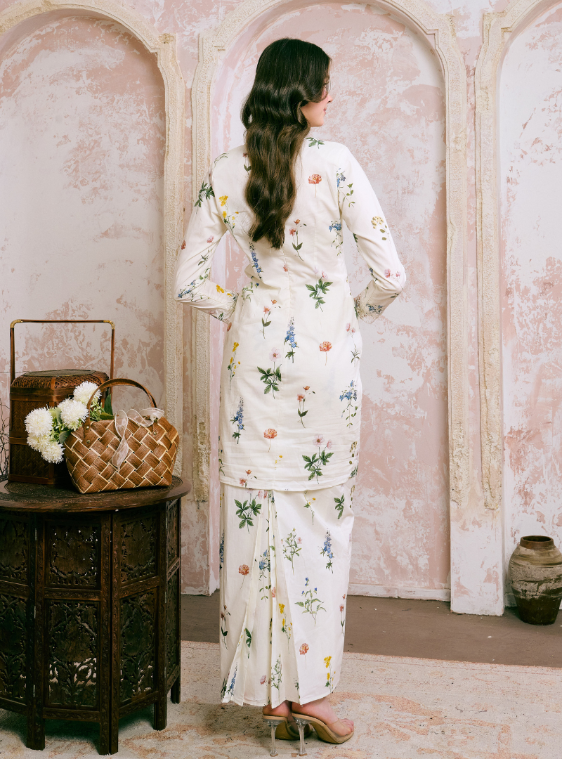 Santun Mia Kurung Pahang - Sand