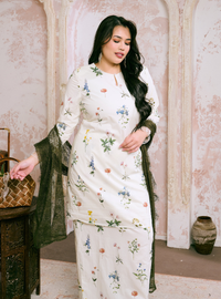 Santun Mia Kurung Pahang - Sand