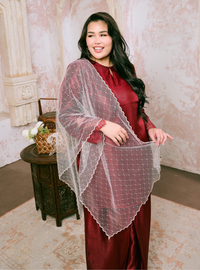 Manis Sofea Kurung Pahang - Maroon