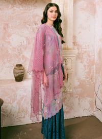 Orked Dotted Lace Selendang - Plum