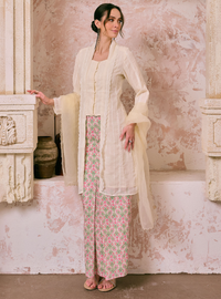 Santun Kaseh Kebarung Top only - White