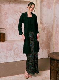 Santun Kaseh Kebarung Top only - Black