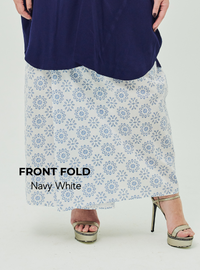 Front Fold Songket Skirt